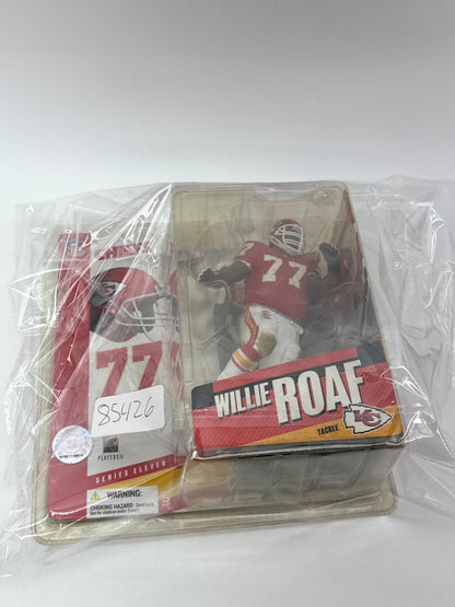 McFarlane NFL Series 11 Willie Roaf Kansas City Chiefs #77 HOF Tackle Debut