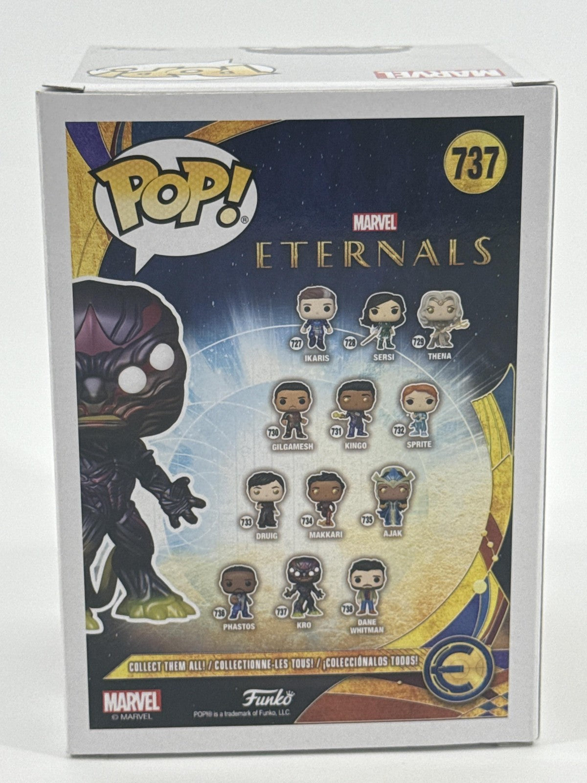 Marvel Funko Pop Eternals Kro 737 Vinyl Figure Bobblehead Multicolor Standard