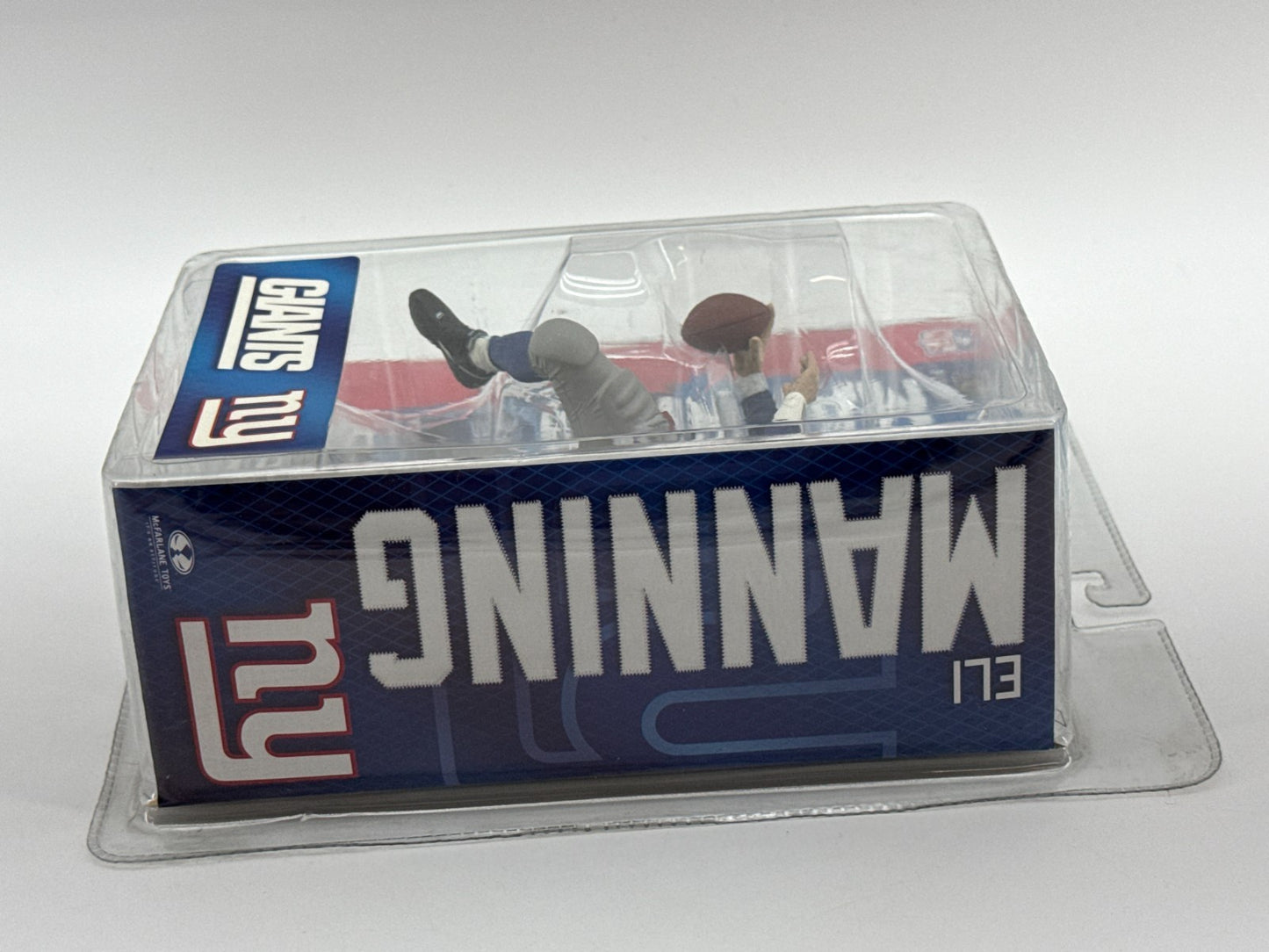 McFarlane NFL Series 13 Eli Manning NY Giants #10 QB Blue Jersey Figure Debut
