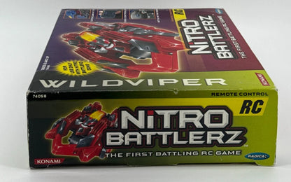 Nitro Battlerz Wild Viper RC Turbo Car Set Konami 2003 Radica Remote Battle Race