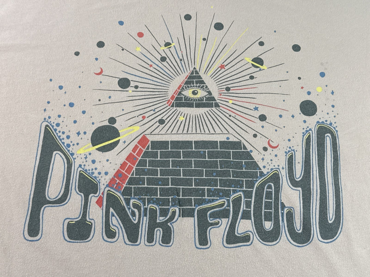 American Eagle Pink Floyd Graphic Tee M Light M/M Short Sleeve Crewneck Music