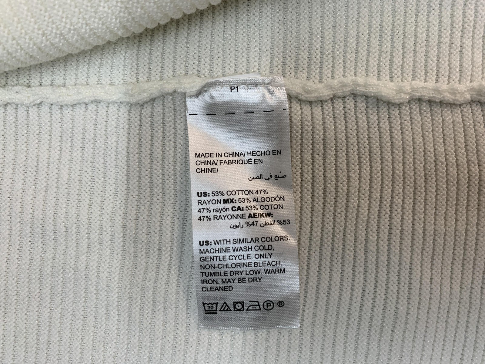 Chicos Cardigan Womens Large Petite White Open Front Lightweight Roll Tab Sleeve