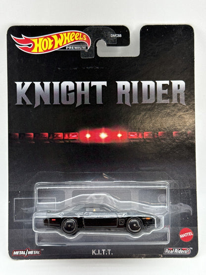 Hot Wheels Premium Knight Rider K.I.T.T. 1:64 Die Cast Model Car Black Metal
