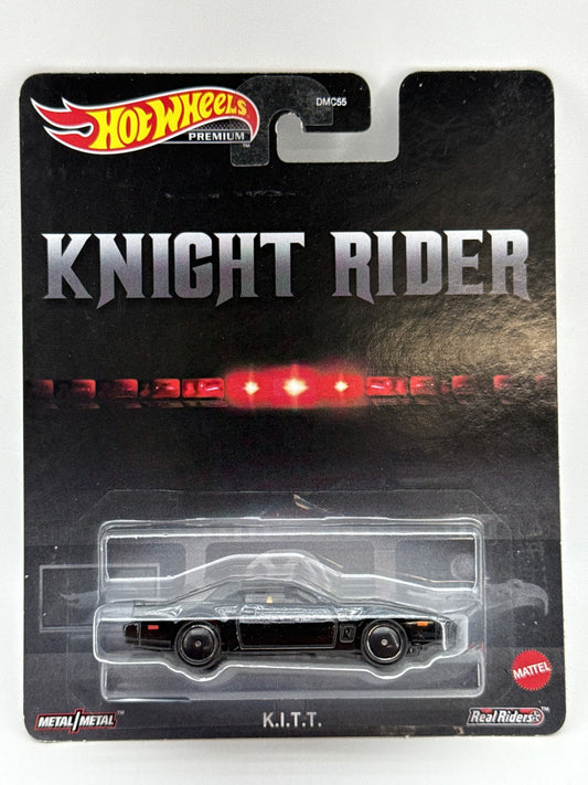 Hot Wheels Premium Knight Rider K.I.T.T. 1:64 Die Cast Model Car Black Metal