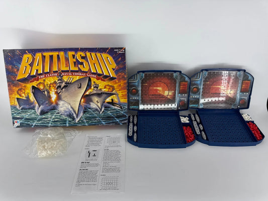 Battleship Classic Naval Combat Game 1998 Milton Bradley Complete MB USA Vintage