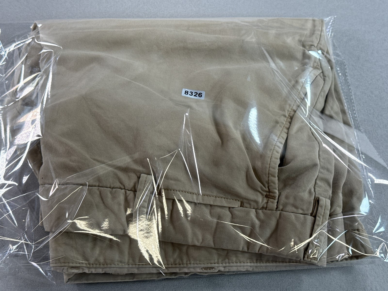 UNIQLO Chino Shorts Waist inch Beige 100% Cotton Breathable Flat Front Twill Men