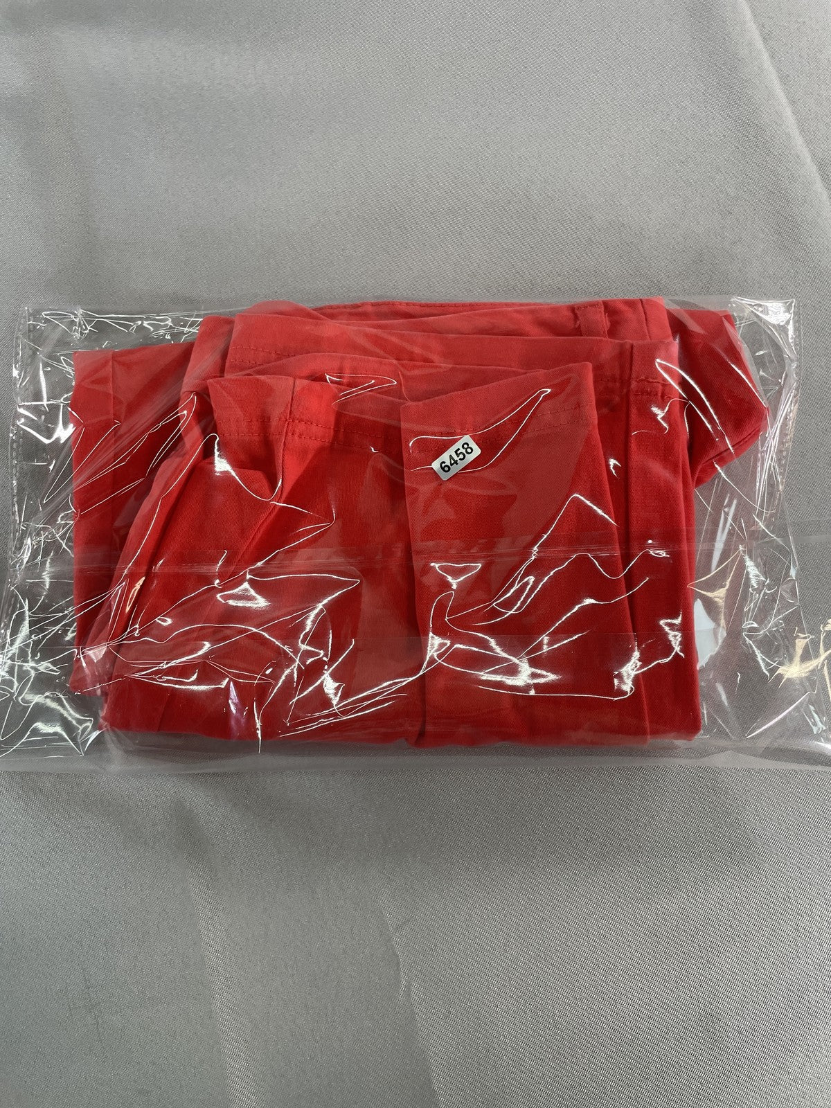 St Johns Bay Pants Womens 10 Red Cropped Capri Flat Front Casual Summer Chinos