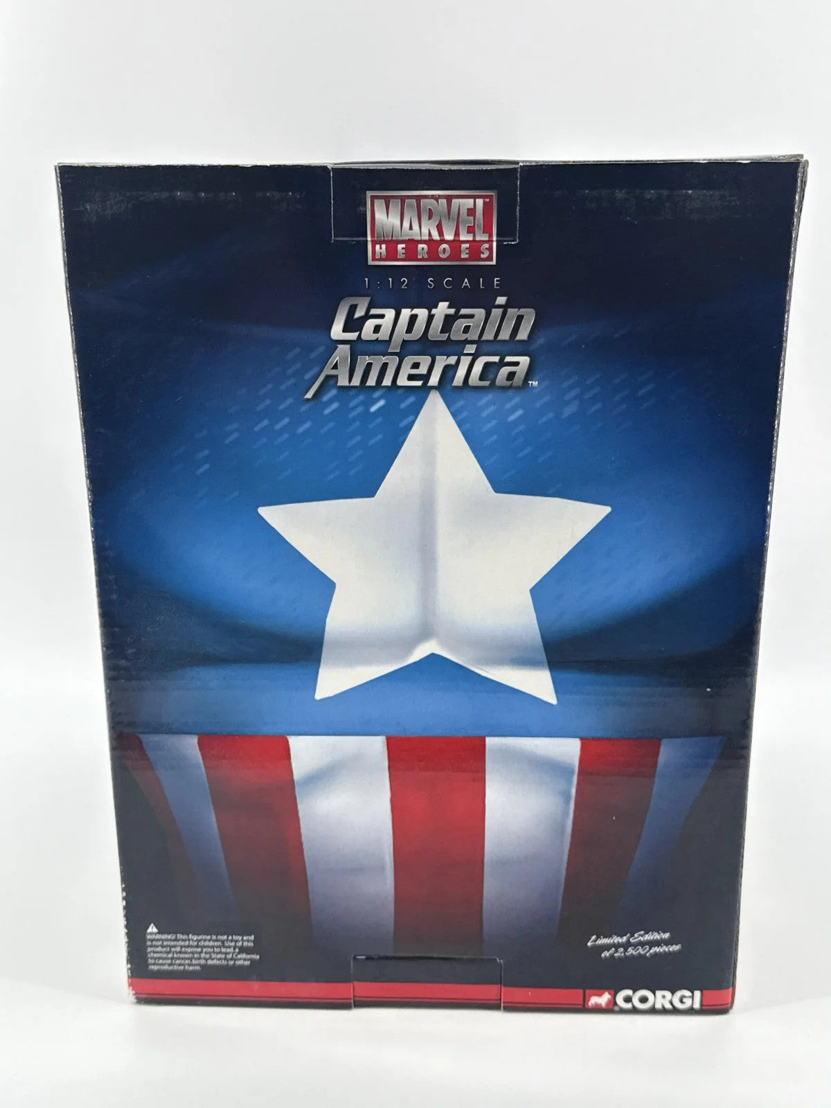 Corgi Marvel Heroes Captain America 1:12 Scale Hand Painted Metal Statue 112 NWT