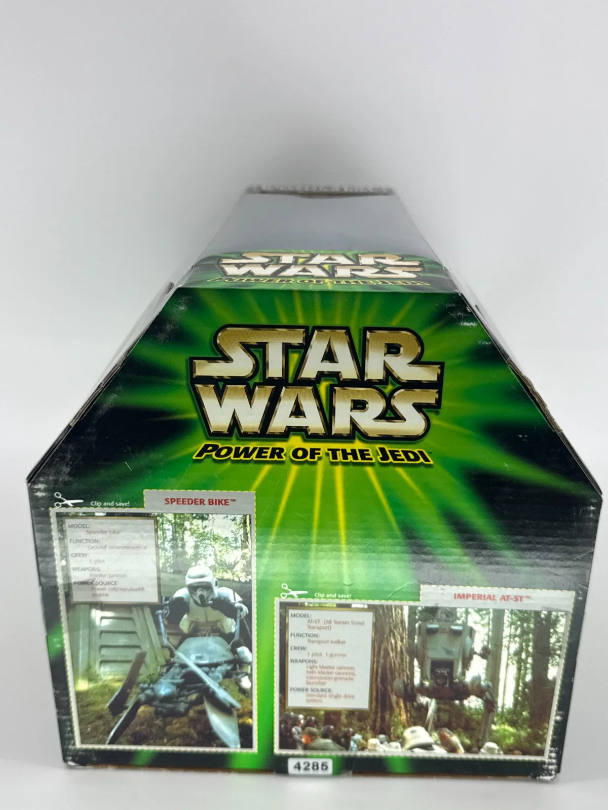 Star Wars Power of the Jedi POTJ Imperial AT-ST amp Speeder Bike Paploo 1783 NWT