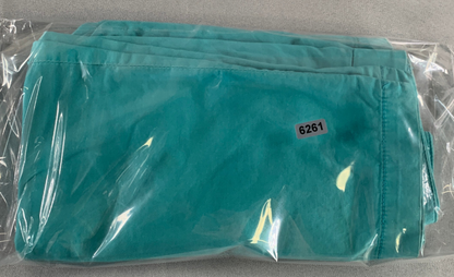 Khakis & Co Womens Chino Shorts Sz 12 Aqua Blue Flat Front Mid Rise 9" Inseam