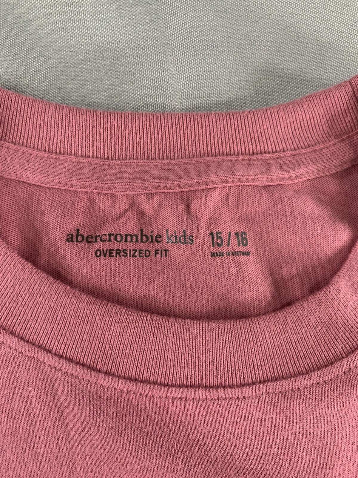 Snoopy Los Angeles Biker Club Shirt Youth 15/16 Pink Abercrombie Kids Graphic on