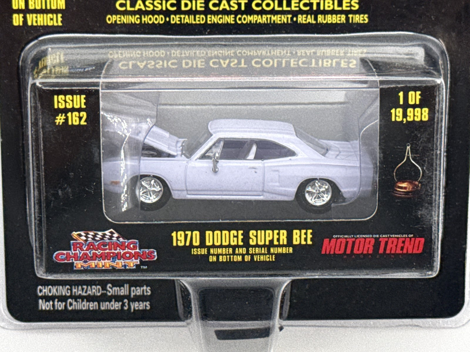 Racing Champions Mint Motor Dodge Super Bee Diecast Car 1:64 White Trend