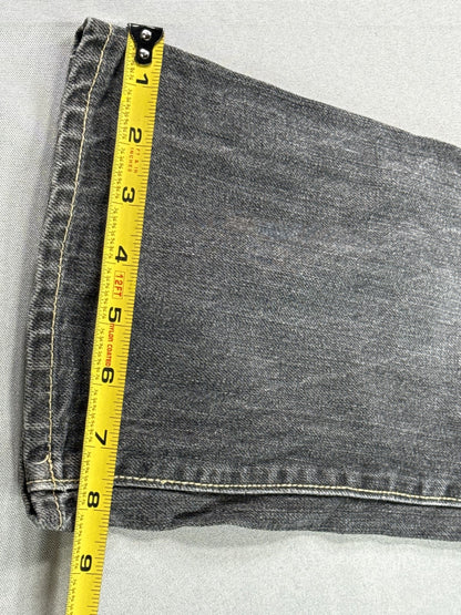 Old Navy Boys Bootcut Jeans 10 Slim Black Charcoal Gray Faded Wash Denim Bottoms