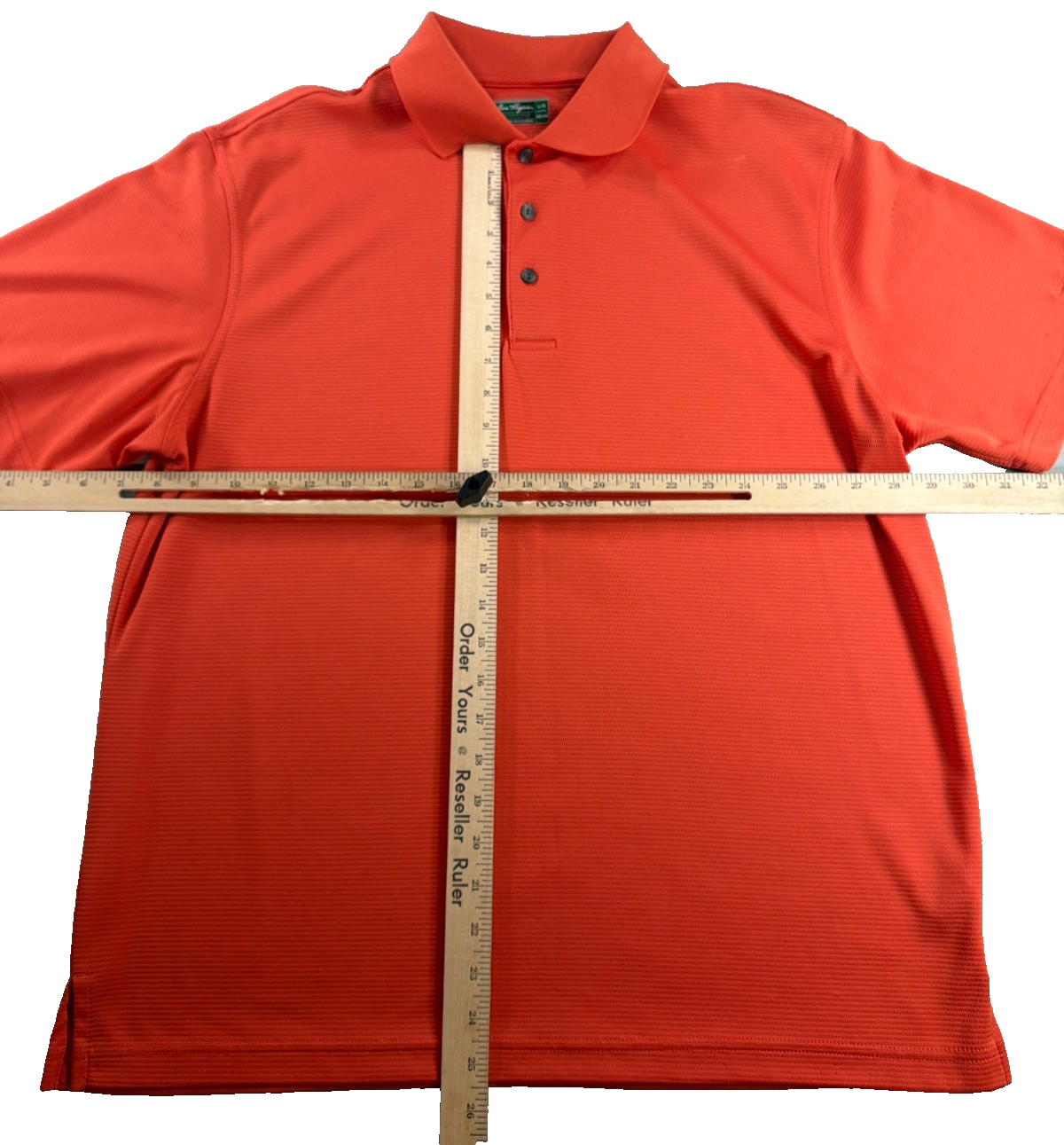 Ben Hogan Performance Golf Collection Polo Mens L Coral Orange Short Sleeve