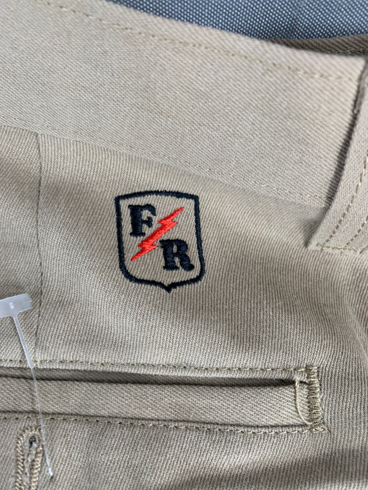 Riverside Tecasafe FR Work Pants 33x33 Beige Flame Resistant Arc Rated HRC2 USA