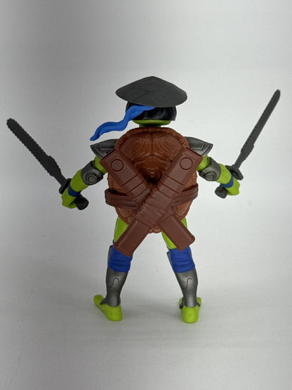 Playmates Leonardo Samurai Action Figure Inch Green Plastic TMNT Sewer Toy