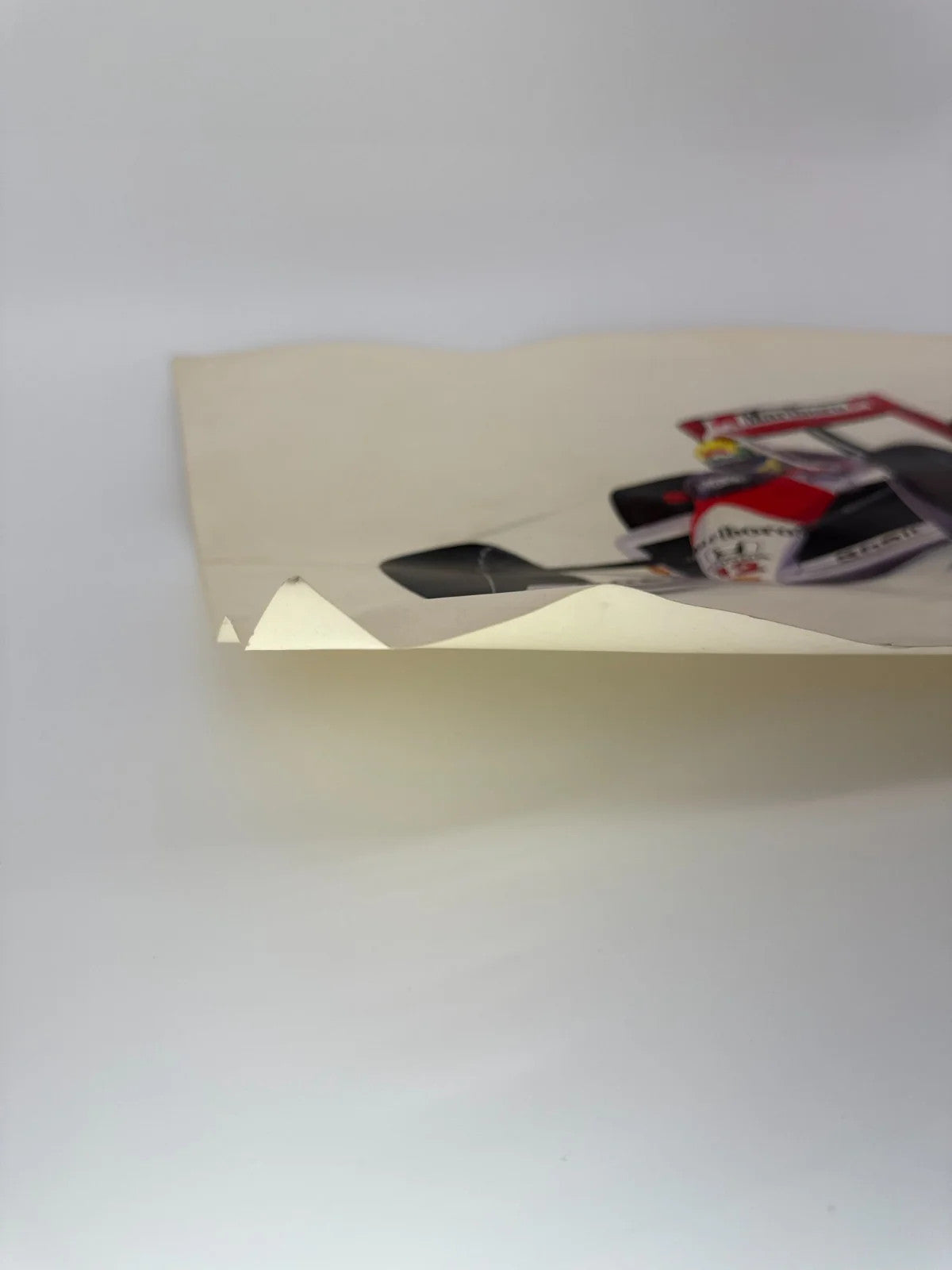 Ayrton Senna McLaren Print Cademartori Signed Ltd 72 500 F1 Racing Art Vintage
