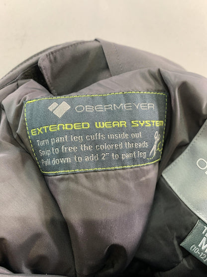 Obermeyer Brisk Snow Pants Youth Medium 10-12 Gray Basalt Waterproof Insulated