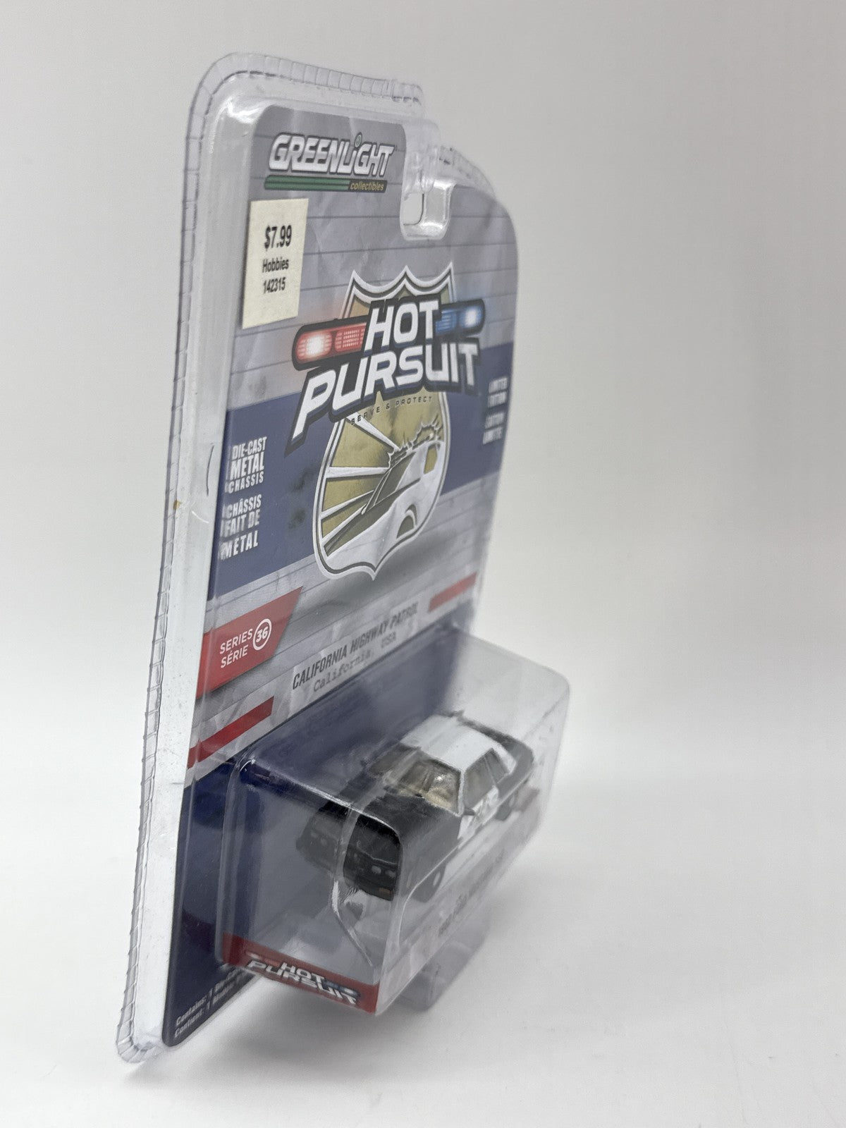 GreenLight Hot Pursuit Ford Mustang Police Car Die Cast Vehicle 1:64 Diecast CHP
