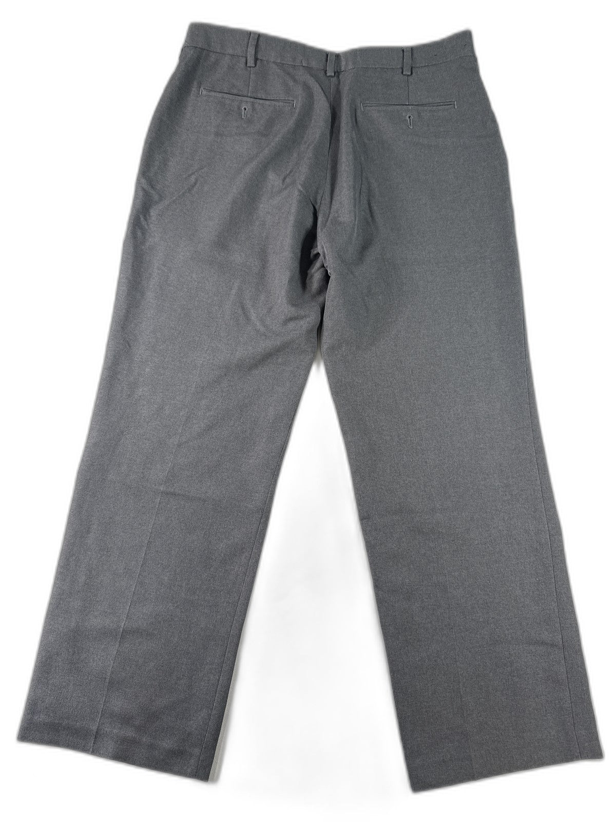 Van Heusen Studio Charcoal Pants 36 36/29 Gray 100% Polyester Classic Fit Slim