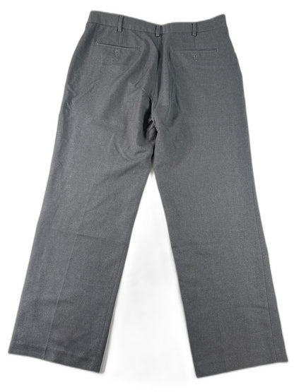 Van Heusen Studio Charcoal Pants 36 36/29 Gray 100% Polyester Classic Fit Slim