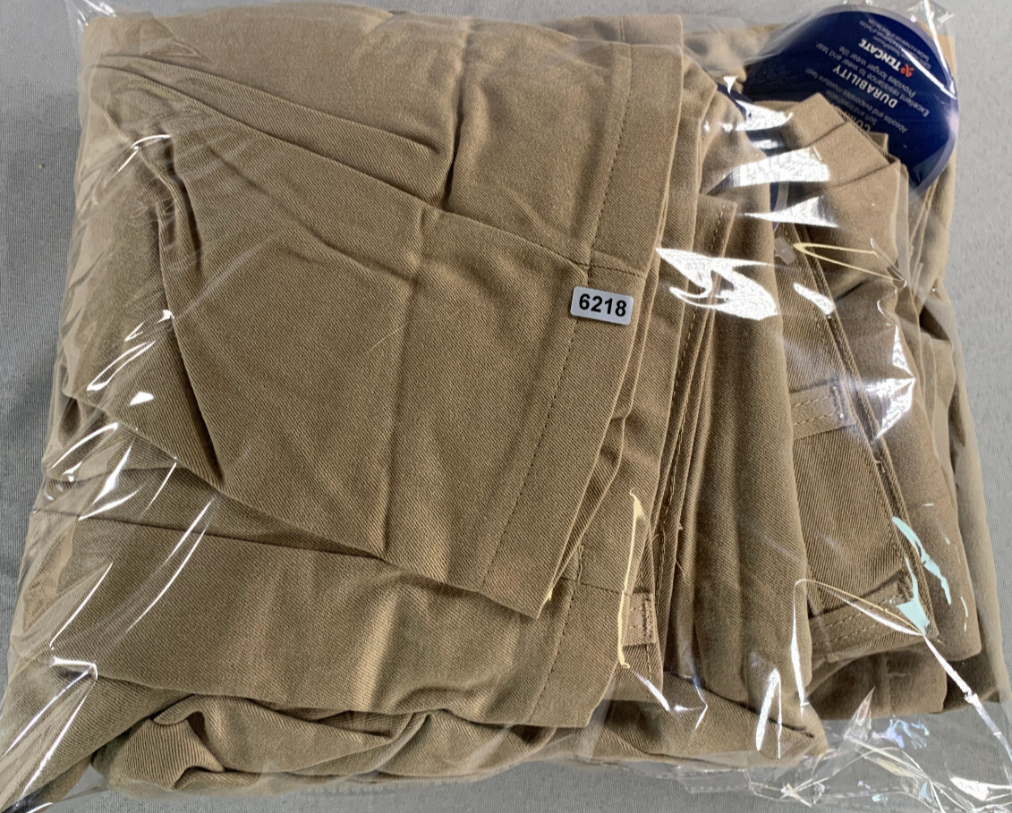Riverside Tecasafe FR Work Pants 33x33 Beige Flame Resistant Arc Rated HRC2 USA