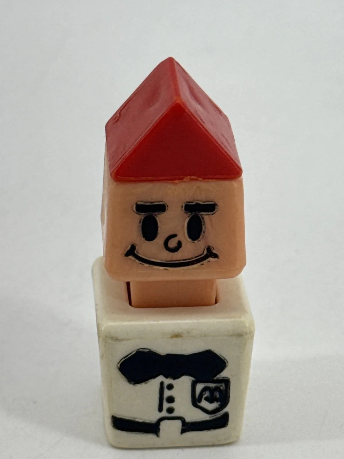 Playskool 1970s Blockhead Square Little People Lot of 7 7 Playskool Apparel NWT