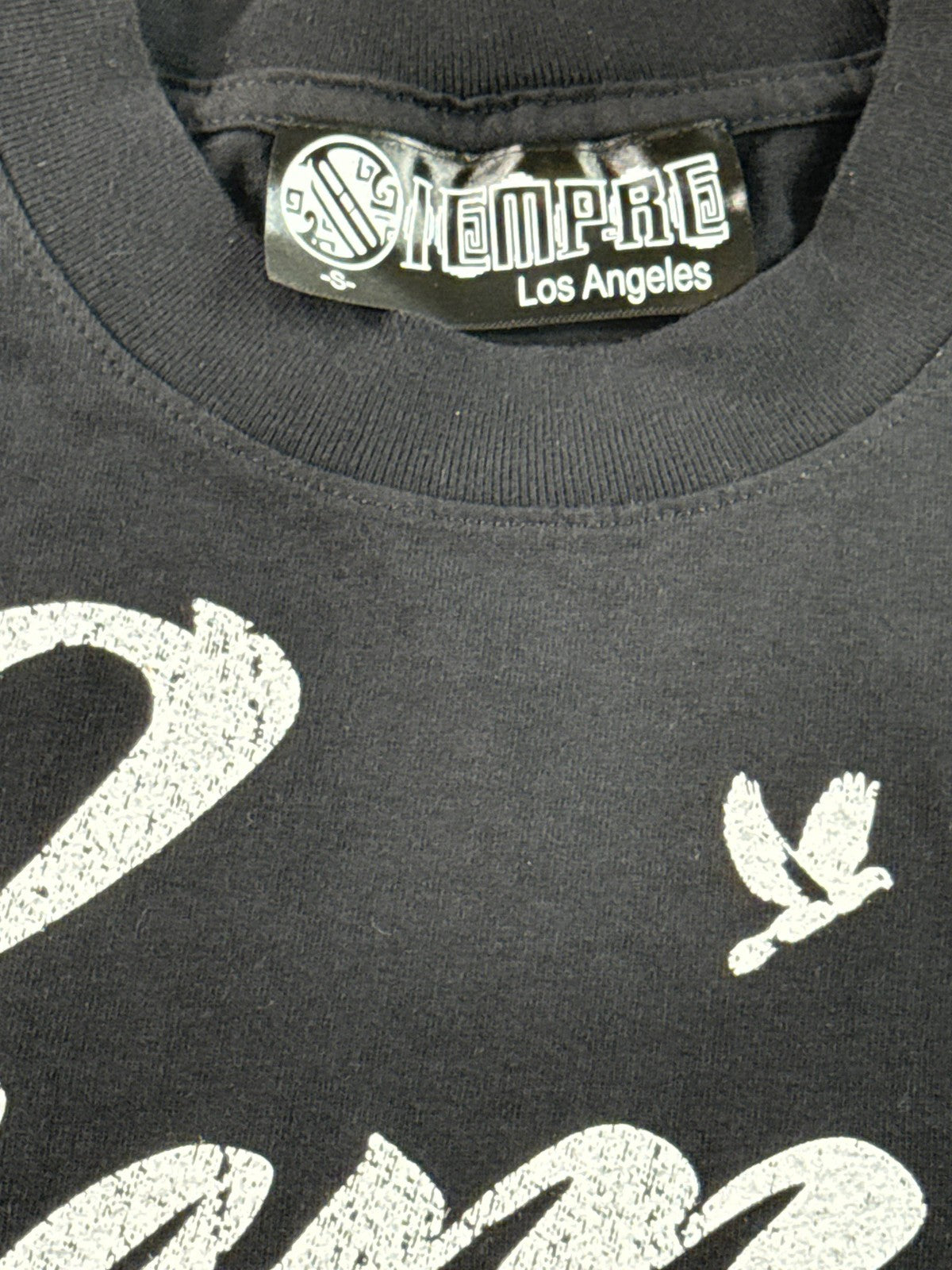 Jesus Siempre Black Graphic Tee Religious Art Siempre Global Mens Shirt