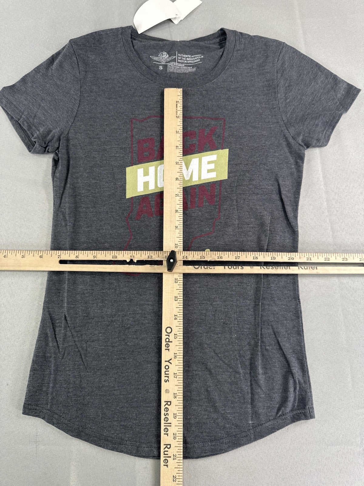 Indianapolis Motor Speedway Shirt Womens Small Back Home Again Racing IMS Tee