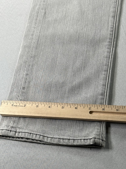 Levi's Straight Leg Jeans W36 L32 Gray Cotton Spandex Classic Fit Pockets