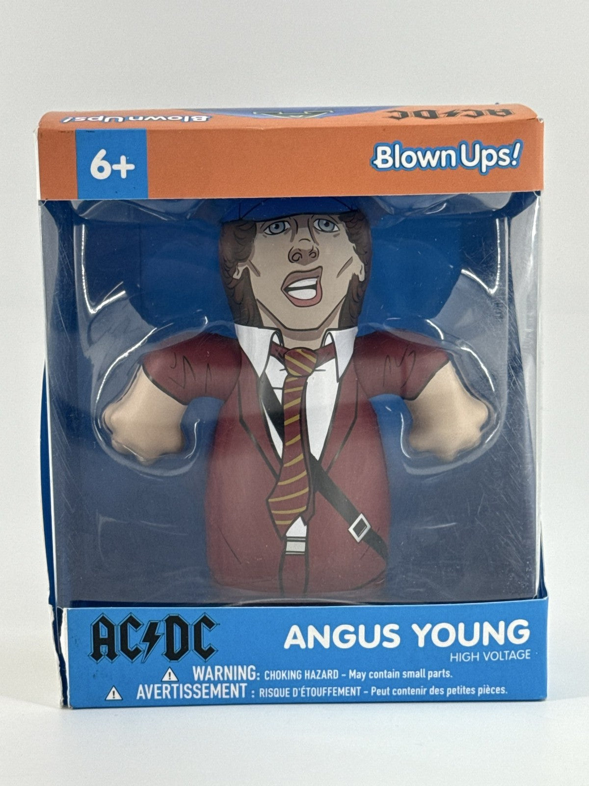 AC/DC Angus Young Blown Ups! Vinyl Figure Toy High Voltage New in Box 6+ Rare