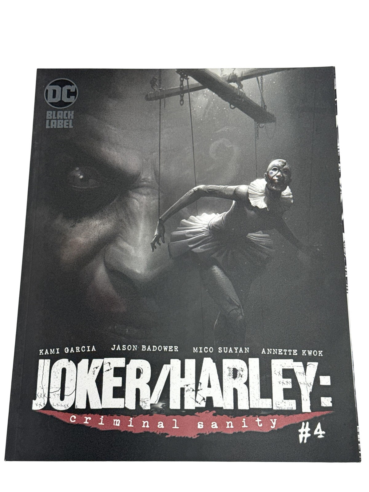 2020 DC Comics Joker/Harley Criminal Sanity #4 Black Label DC Comic Book Apparel