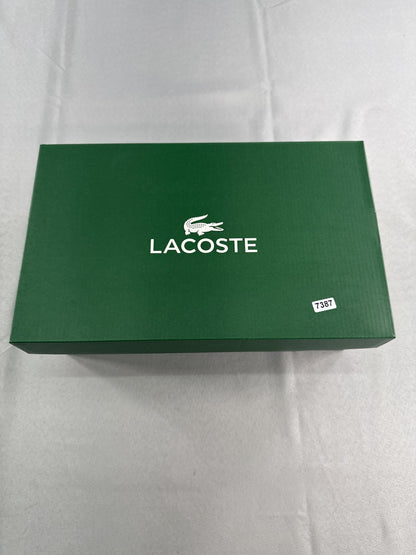 Lacoste Baseshot Pro 125 Shoes Mens Size 12 White Leather Sneakers 749SMA0063
