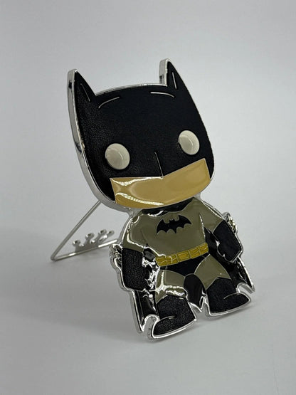 Funko Pop! Pin DC Super Heroes Batman #01 Enamel Pin Tan Apparel Clothing New