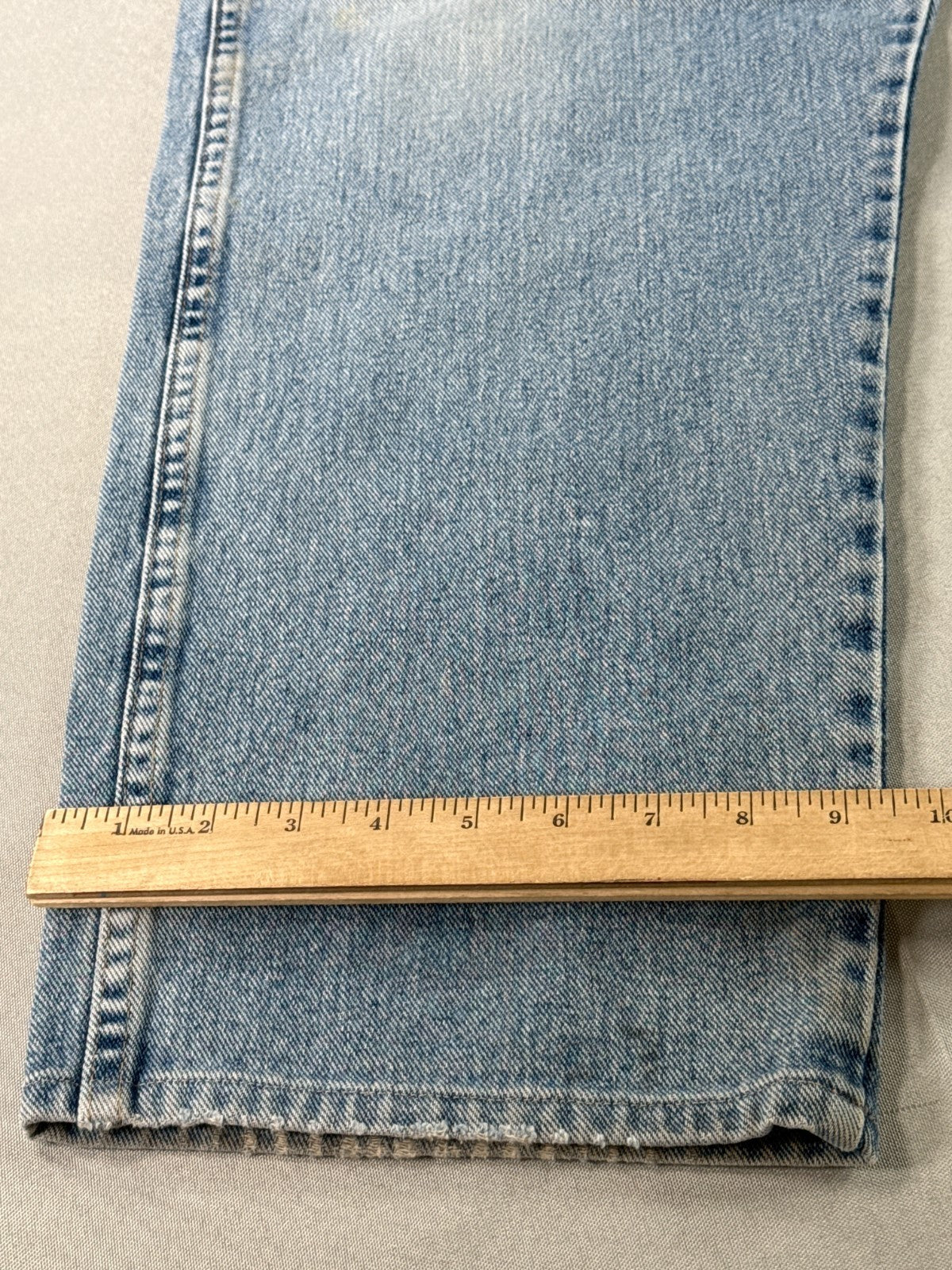 Wrangler 35001AI Jeans Men’s 44x32 Light Wash Relaxed Fit Denim Pants