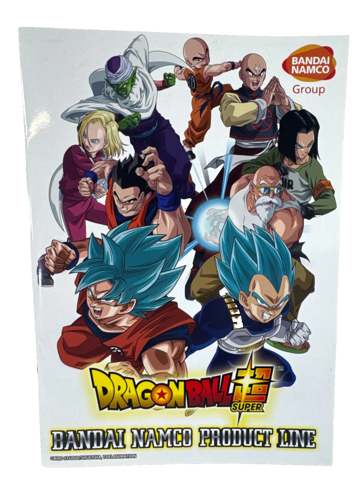 Dragon Ball Super Bandai S.H.Figuarts Promo Brochure Fold-Out Bandai Namco DBS