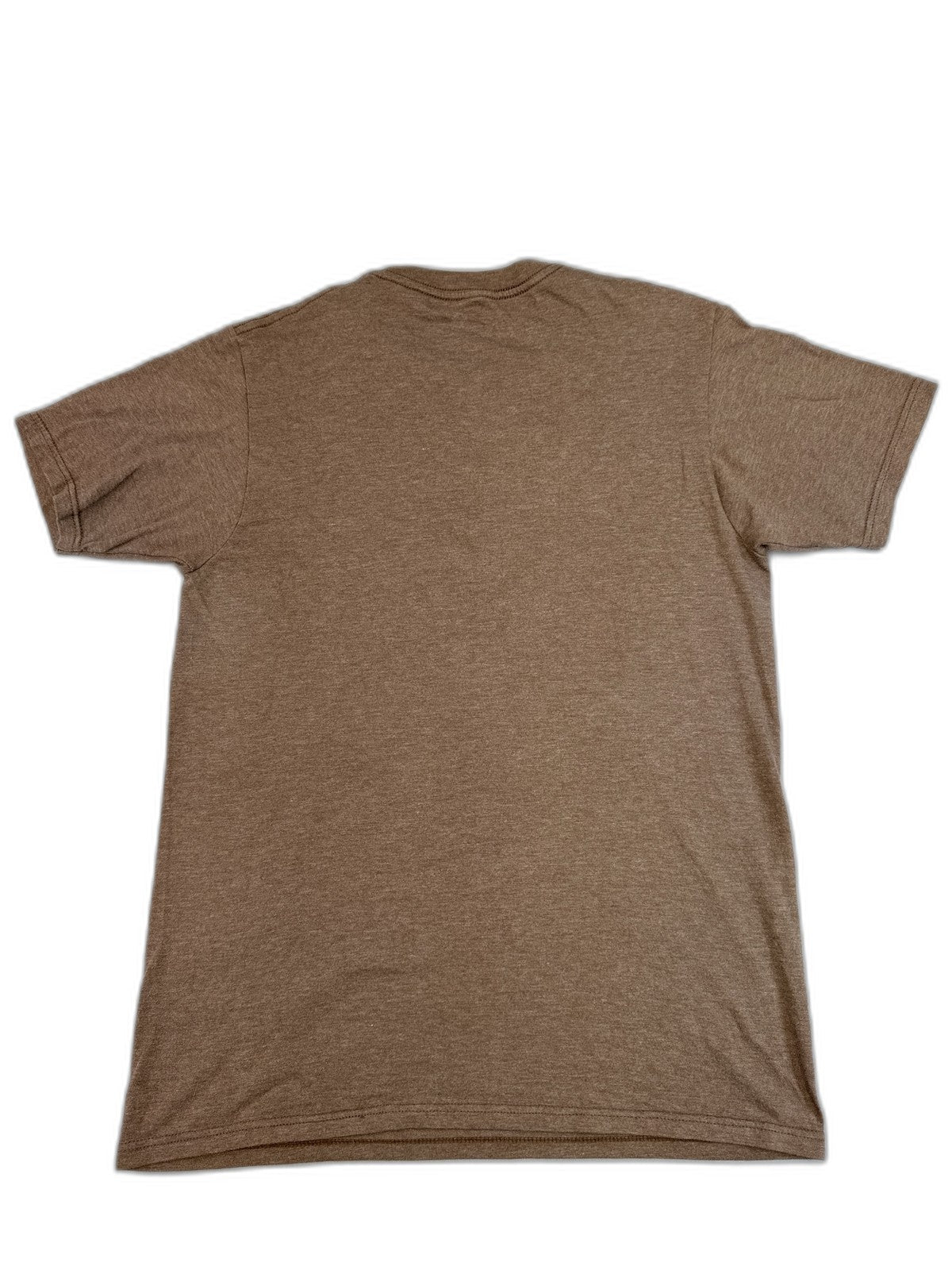 Tee Luv Mr. Owl Cartoon Graphic Small Brown Vintage Polyester Cotton
