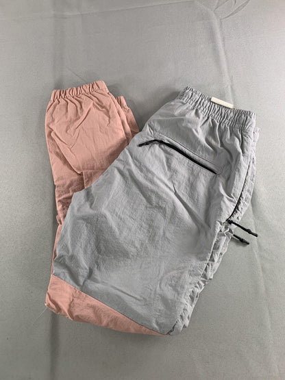 Zanerobe Jumpa Jogger Pants Mens 29 Gray Pink Colorblock Relaxed Fit Casual on