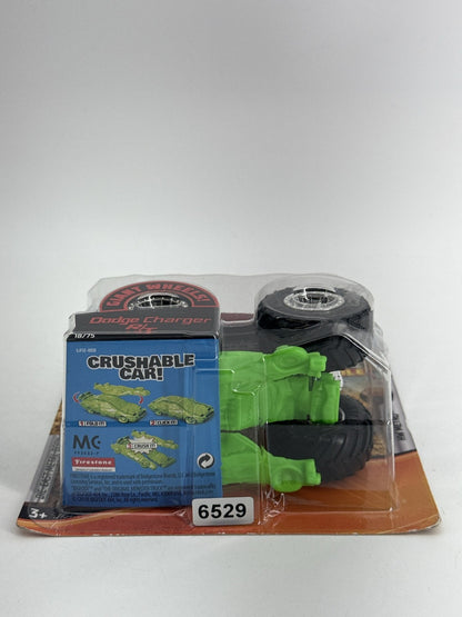 Hot Wheels Monster Trucks Dodge Charger R/T 18/75 GJF32 with Crushable Car New