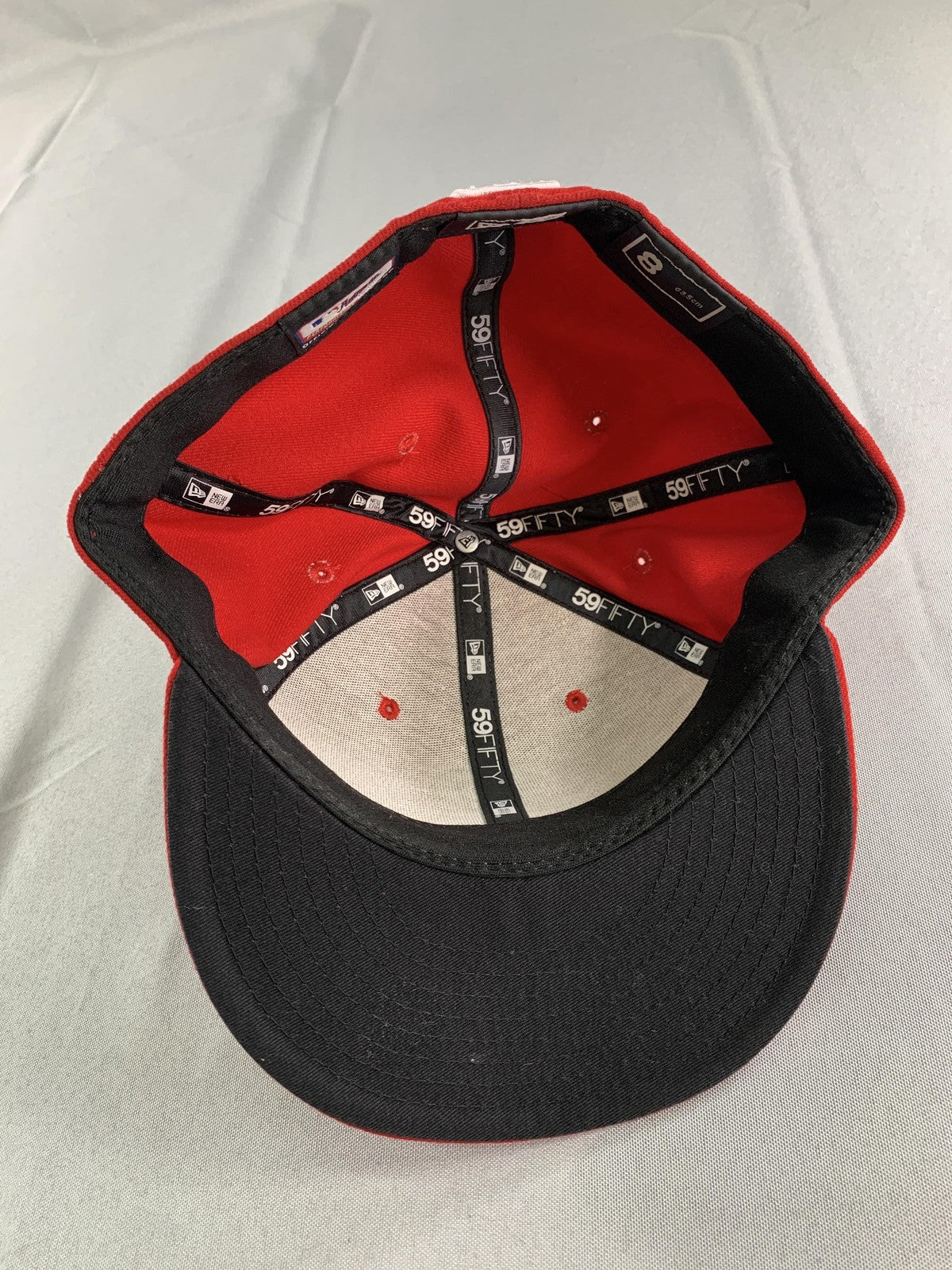 Philadelphia Phillies Hat Cap Fitted Mens 8 MLB Baseball 59FIFTY Camo New Era 63