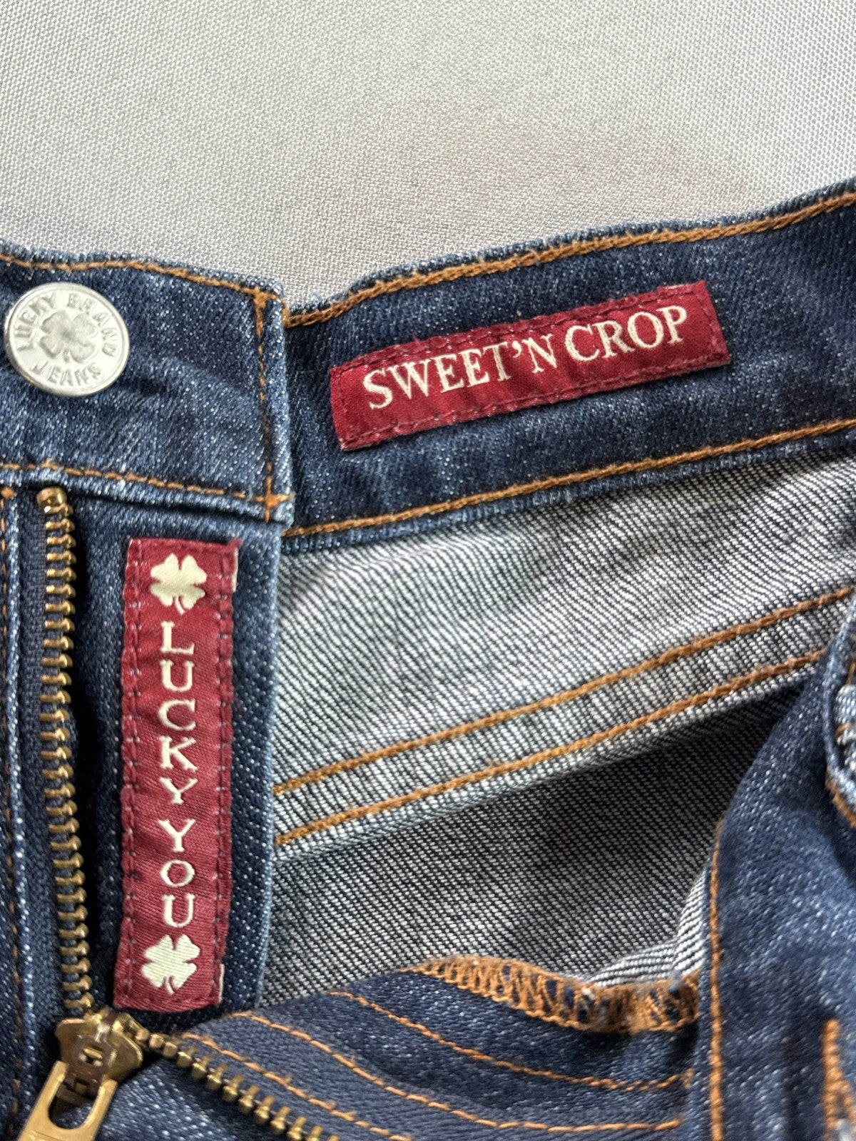 Lucky Brand Jeans 8 8/29 Blue Relaxed Fit Pocket Cotton Spandex Mid Rise