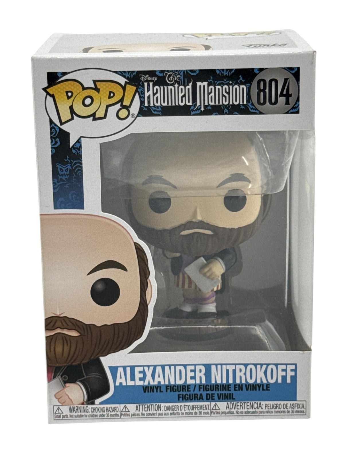 Funko Pop Disney Haunted Mansion Alexander Nitrokoff 804 Vinyl Figure 4 Inch Red