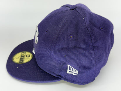 Crooks Castles Chain Fashion Hat 7 1 Purple Cotton Fitted Graphic 59FIFTY Men