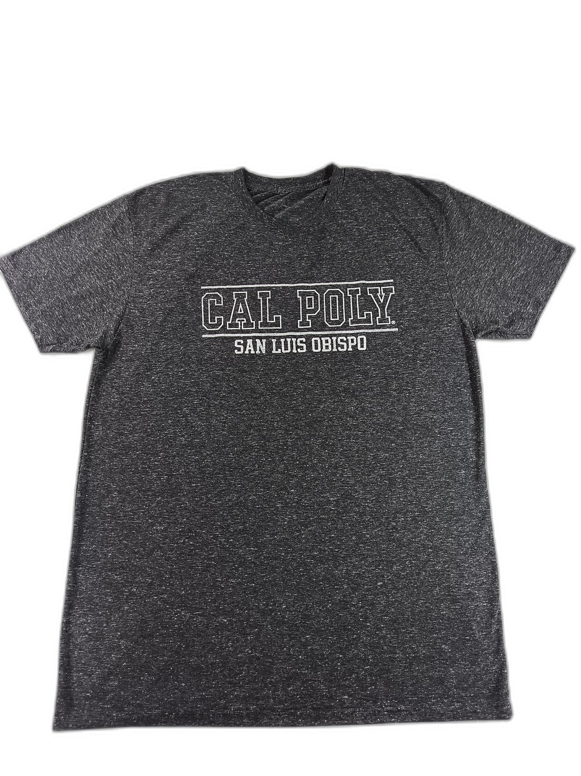 Cal Poly San Luis Obispo College Graphic Tee Mens Black Heather Short Sleeve USA