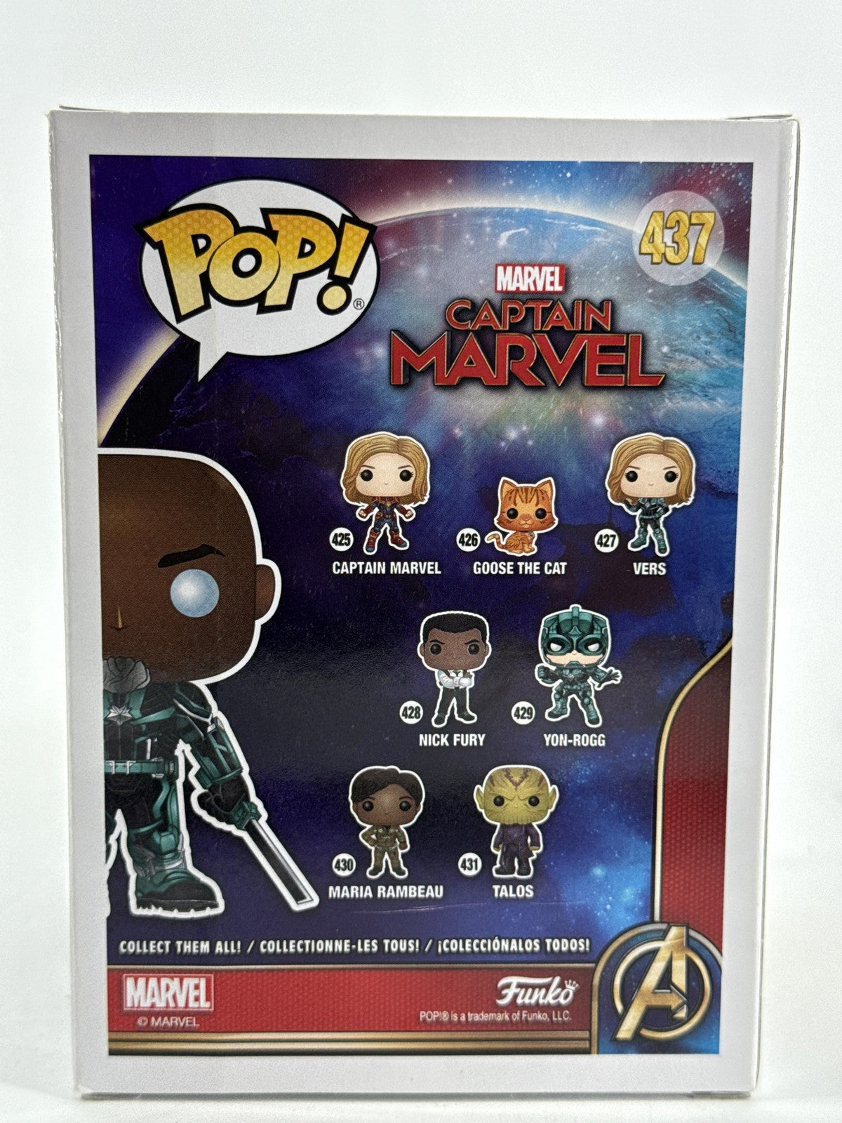 Funko Pop Captain Marvel Korath 437 Figure 2019 Spring Convention Exclusive