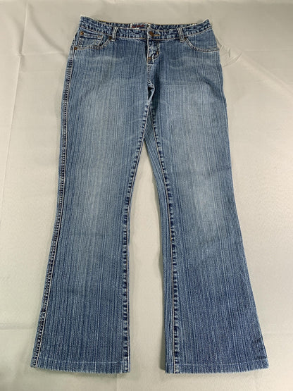 Blue Asphalt Jeans Womens 11 Blue Chloe Flare Stretch Denim Vintage Y2k 2000s