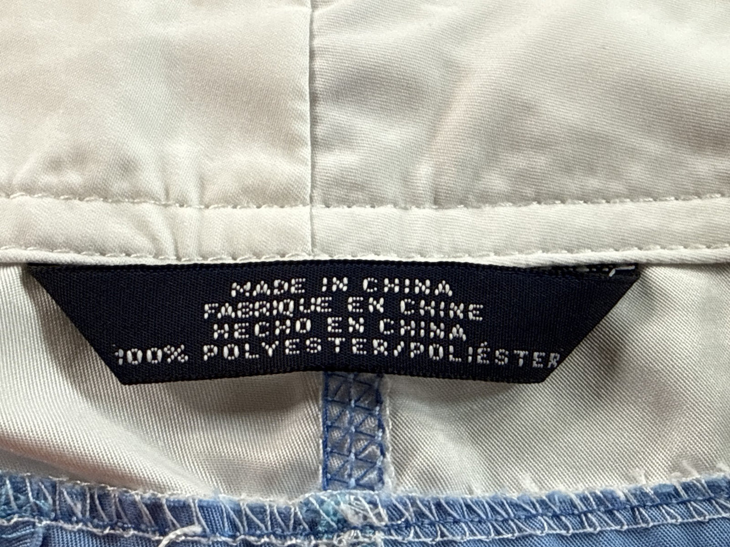 Tommy Hilfiger Colorblock Swim Trunks M Orange/White/Blue 100% Polyester