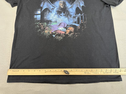 Avenged Sevenfold Graphic Tee Large Black Cotton Regular Fit Short Sleeve