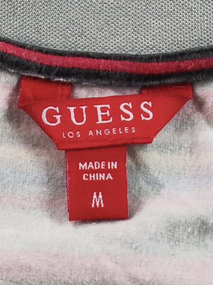 GUESS Tank Dress Womens M Multicolor Cotton Scoop Neck Sleeveless All Over Logo