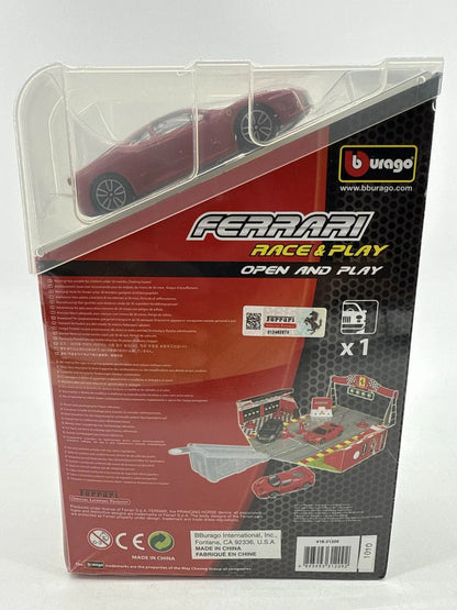 Bburago Ferrari Race Play 1:43 Diecast Model Car Adult Collectible Red Unbranded